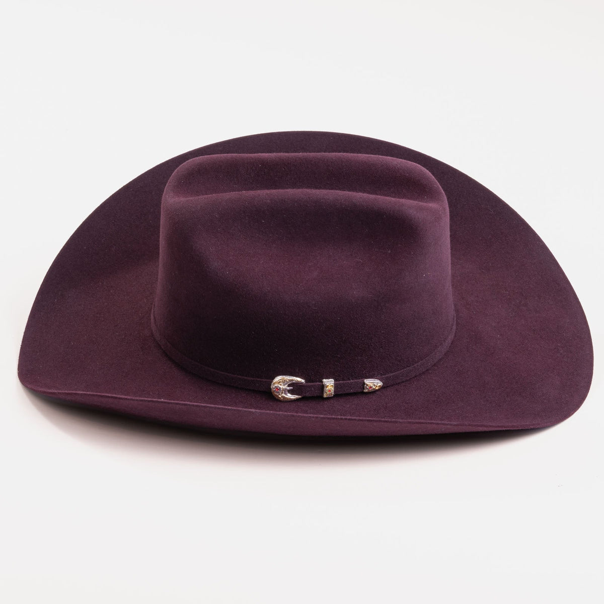 Larry Mahan 6X Real cowboy hat in Black Cherry – view 3