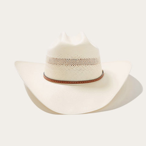 Stetson Griffin 100X Shantung straw cowboy hat – Natural